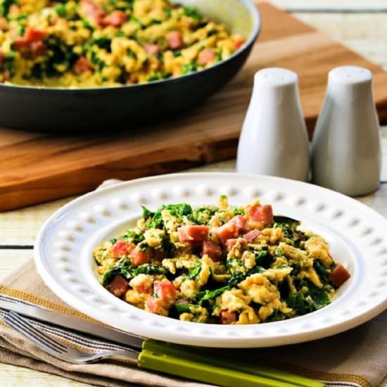 Green Eggs and Ham - Recipe photo by kalynskitchen