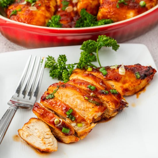 Air Fryer Barbecue Chicken - Recipe photo by thefreshcooky