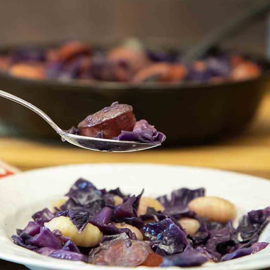 Kielbasa and Cabbage - Recipe photo by iwilkerson