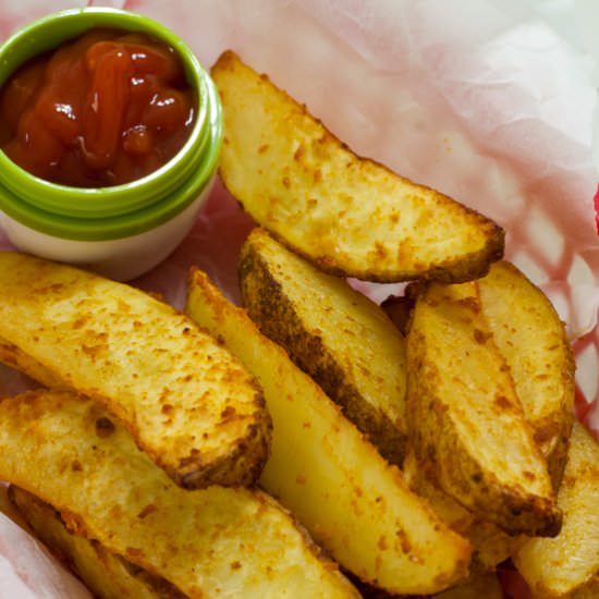 20 Minute Air Fryer Potato Wedges - Recipe photo by Mindy B