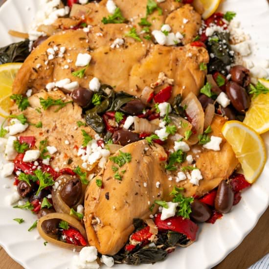 Slow Cooker Greek Chicken - Recipe photo by Family Food on the Table