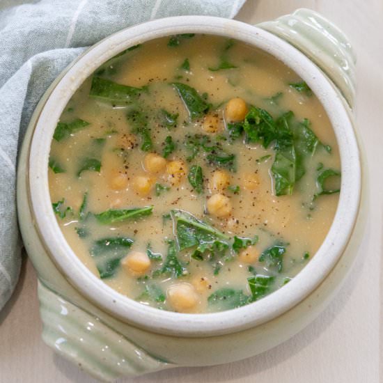 Chickpea Garlic Soup - Recipe photo by LifeCurrents