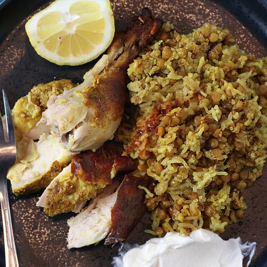One-Pot Chicken Mujadara - Recipe photo by Food Gal