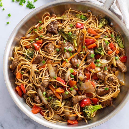 Beef Lo Mein - Recipe photo by TheCozyCook