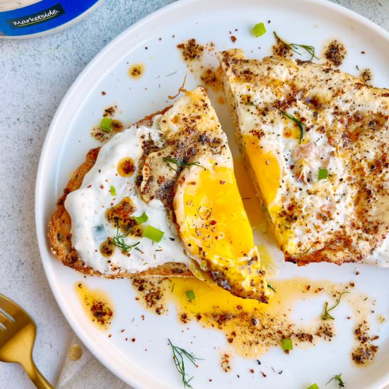 Turkish Eggs on Toast - Recipe photo by theyummymuffin02