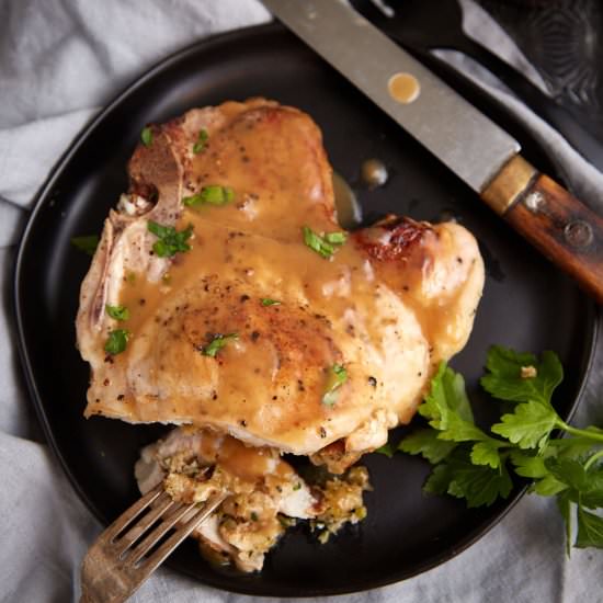 Stuffed Pork Chops - Recipe photo by Barbara Curry