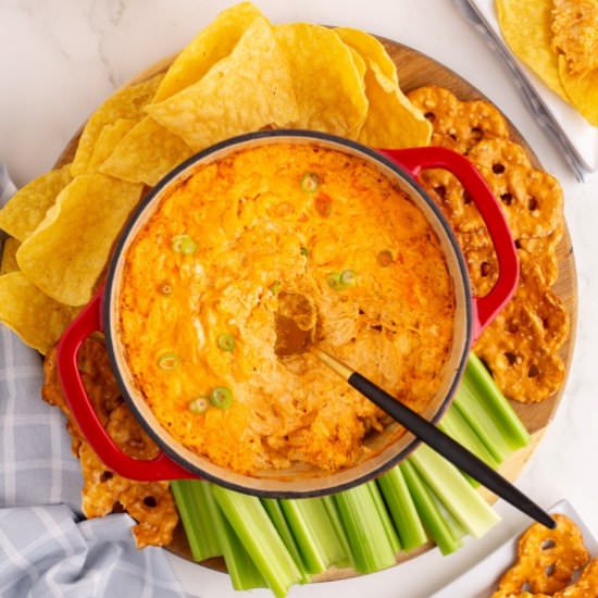 Buffalo Chicken Dip Recipe - Recipe photo by noshingwiththenolands