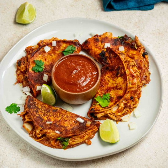 Chicken Birria Tacos - Recipe photo by JawnsICooked