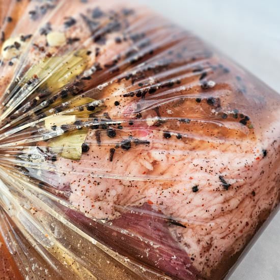 How to Brine A Corned Beef - Recipe photo by TheDishNextDoor