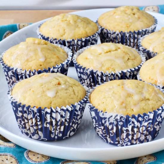 Sourdough Tangerine Muffins - Recipe photo by karenskitchenstories