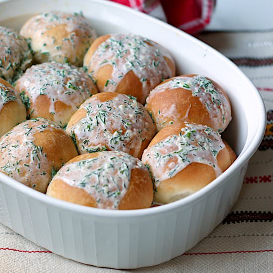Perishke (Ukrainian Filled Buns) - Recipe photo by DomesticDreamboat