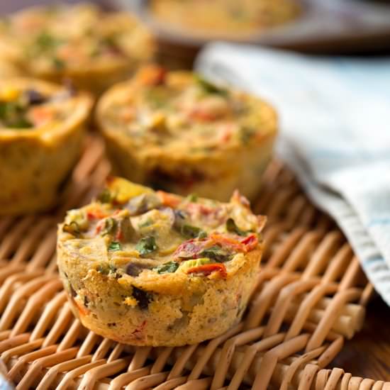 Greek Quiche Bites - Recipe photo by BitterSweet