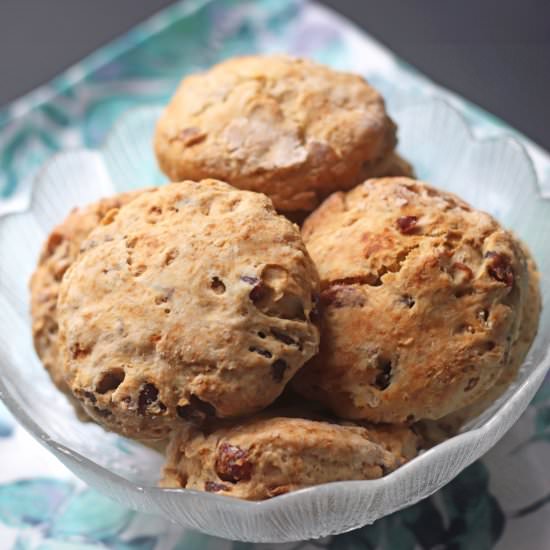 Walnut and Date Scones - Recipe photo by reallysugarfree
