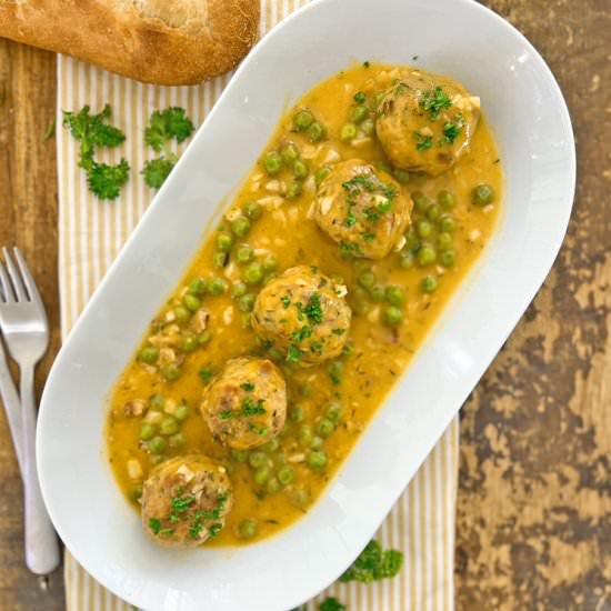 HEARTY Kidney Bean “Meatballs” - Recipe photo by Spain on a Fork