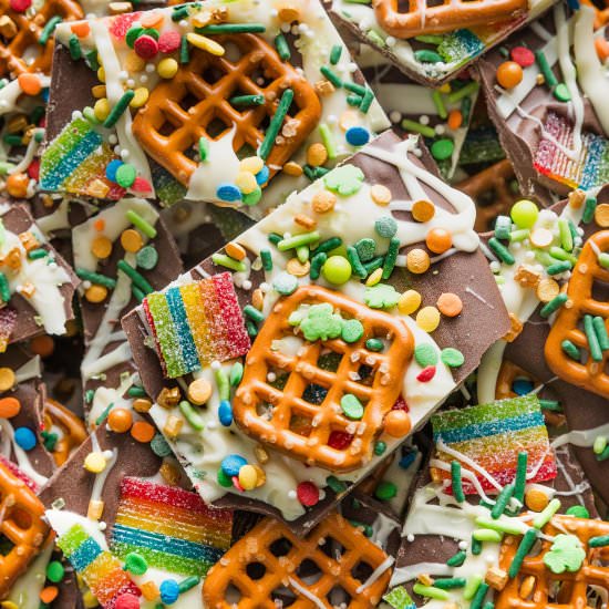 Leprechaun Bark - Recipe photo by nourishandfete