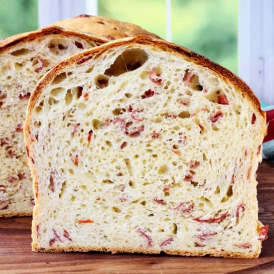 Casatiello – Italian Easter Bread - Recipe photo by karenskitchenstories