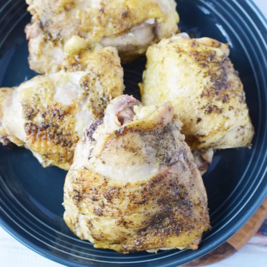 Dutch Oven Chicken Thighs - Recipe photo by oursunnylives