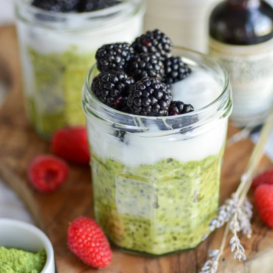 Matcha Overnight Oats - Recipe photo by earthly provisions