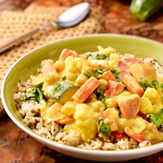 Mixed Fresh Vegetable Curry - Recipe photo by seasonedkitchen