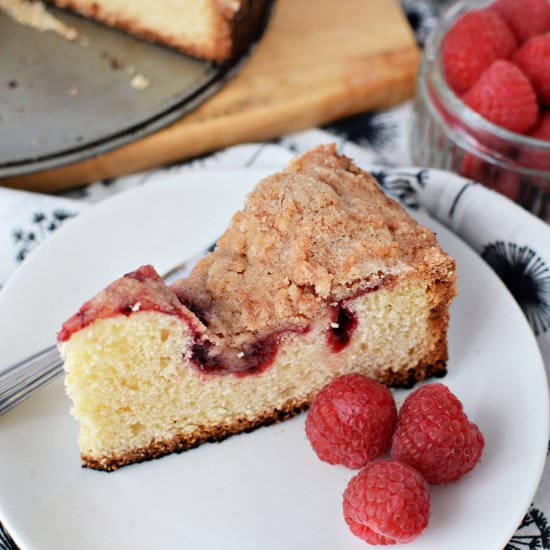 Raspberry Coffee Cake - Recipe photo by oursunnylives