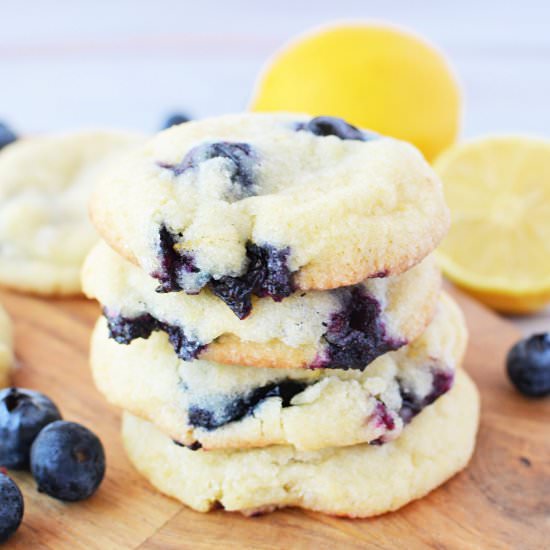 Lemon Blueberry Cookies - Recipe photo by oursunnylives
