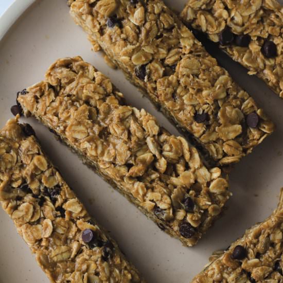 Nut-Free Granola Bars - Recipe photo by My Life After Dairy