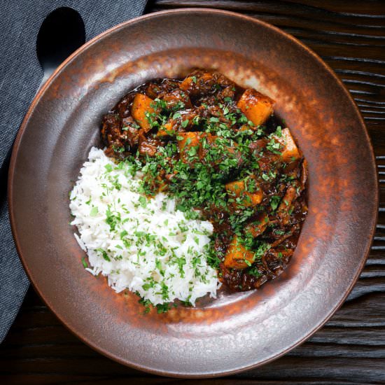 Spicy Indian Oxtail Curry - Recipe photo by Brian Jones