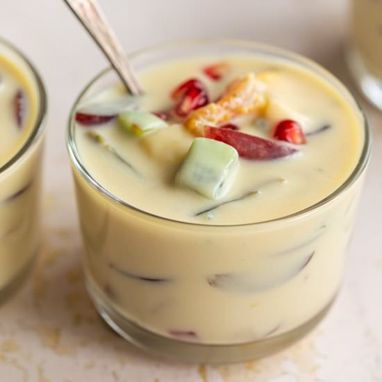 Fruit Custard - Recipe photo by Jagrutis Cooking Odyssey