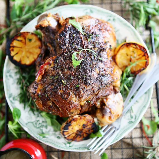 Slow Cooker Leg Of Lamb - Recipe photo by angiesrecipes