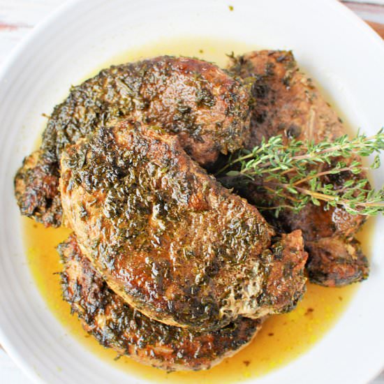 Dutch Oven Pork Chops - Recipe photo by oursunnylives