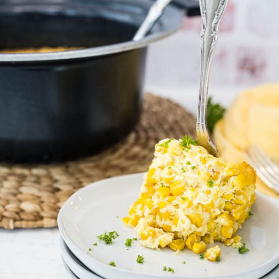 Crock Pot Corn Casserole no Jiffy - Recipe photo by thefreshcooky