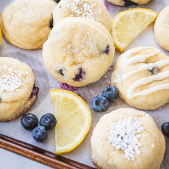 Lemon Blueberry Cookies - Recipe photo by thefreshcooky