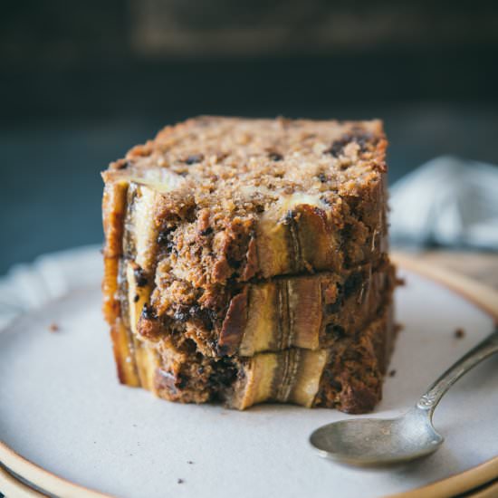 Chocolate Chip Banana Bread Recipe - Recipe photo by zesttangerine