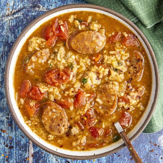 Jambalaya Soup - Recipe photo by ChiliPepperMadness
