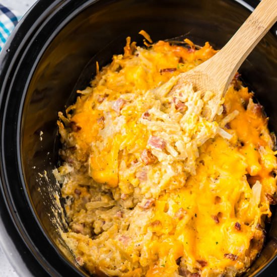 Cheesy Hashbrown Casserole - Recipe photo by OnMyKidsPlate