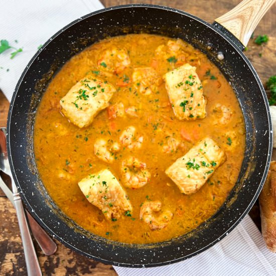 Spain’s BEST-KEPT Seafood Stew - Recipe photo by Spain on a Fork
