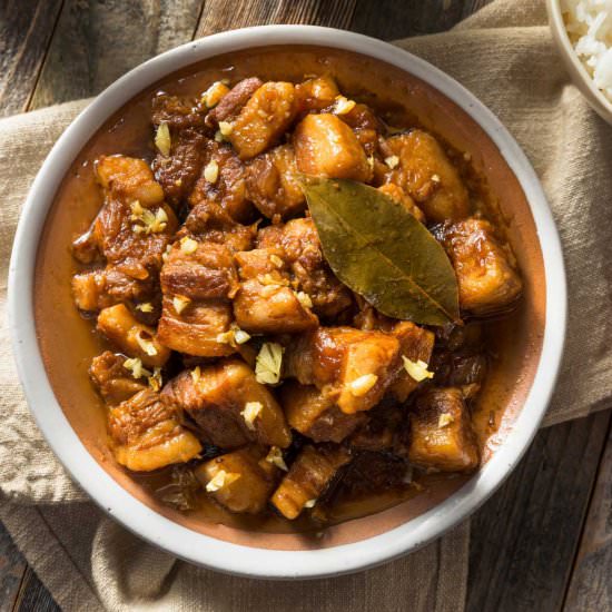 Easy Filipino Pork Belly Adobo - Recipe photo by JOZmahal