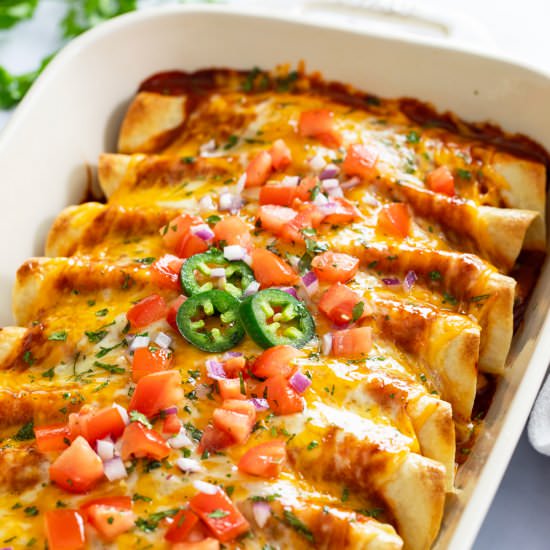 Chicken Enchiladas - Recipe photo by TheCozyCook