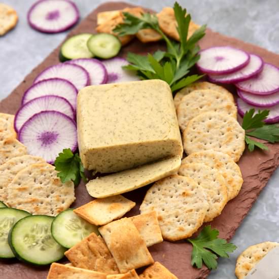 DIY Vegan Dill Havarti Cheese - Recipe photo by BitterSweet