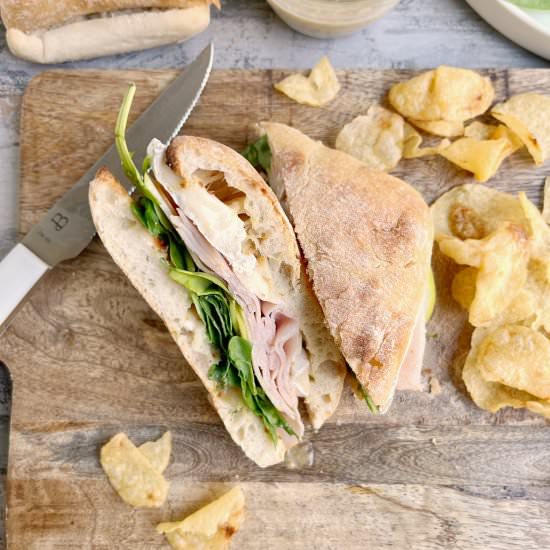 Turkey, Apple, and Brie Sandwich - Recipe photo by theyummymuffin02
