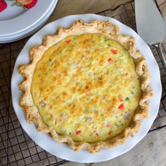 Denver Quiche with All-Butter Crust - Recipe photo by lanebakery