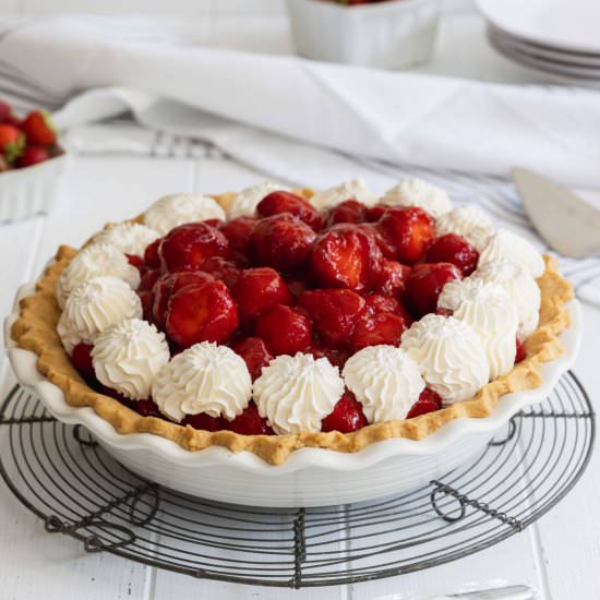 Fresh Strawberry Pie - Recipe photo by Chef Ani