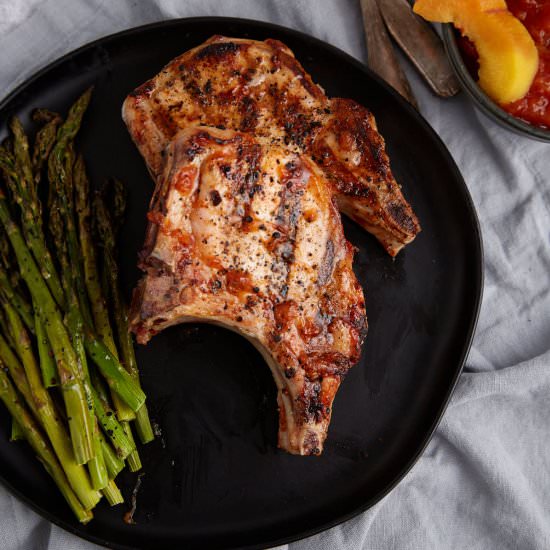 BBQ Pork Chops - Recipe photo by Barbara Curry