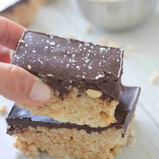 Protein Rice Krispie Treats - Recipe photo by Fitasamamabear