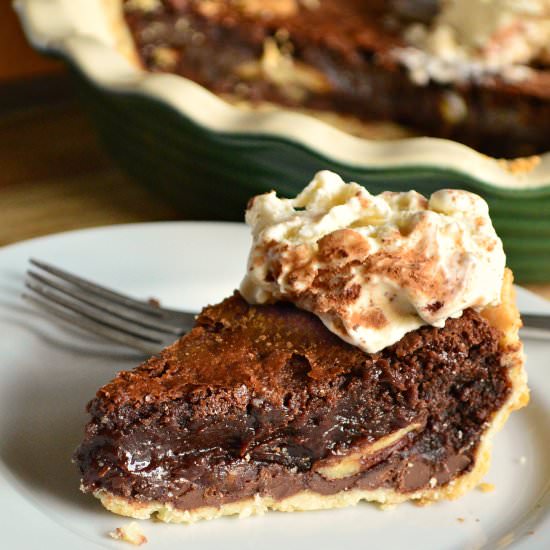 Easy Cocoa Fudge Pie - Recipe photo by thisishowicook