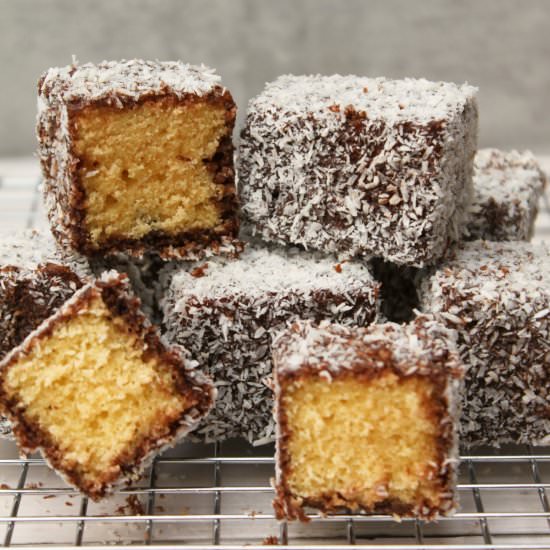 Classic Australian Lamingtons - Recipe photo by Paromita Mandal