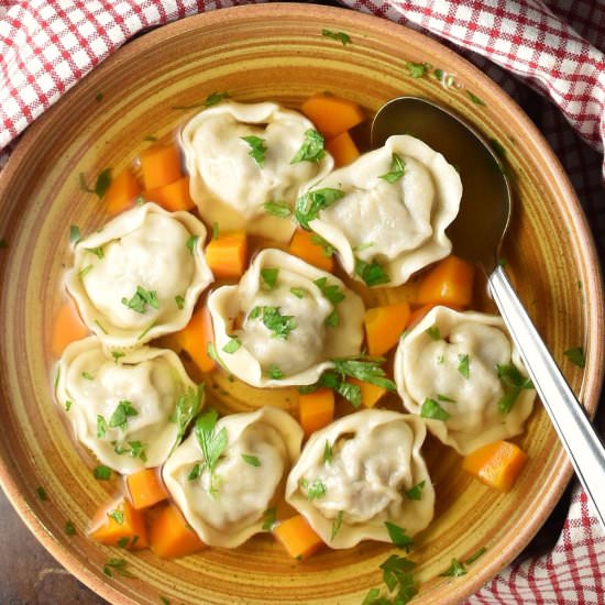 Koldunai Meat Dumplings - Recipe photo by everydayhealthyrecipes