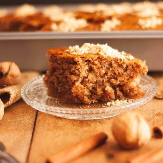 Easy Karidopita Greek Walnut Cake - Recipe photo by PastryWishes