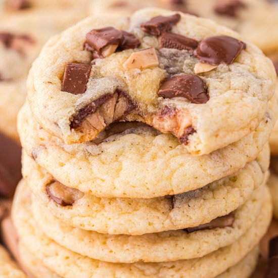 Toffee Cookies (Heath Bar Cookies) - Recipe photo by LittleChefWithin