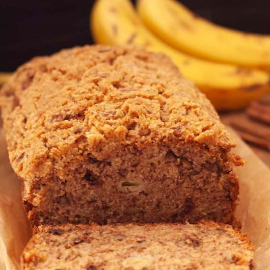 Banana Bread with Streusel Topping - Recipe photo by PastryWishes